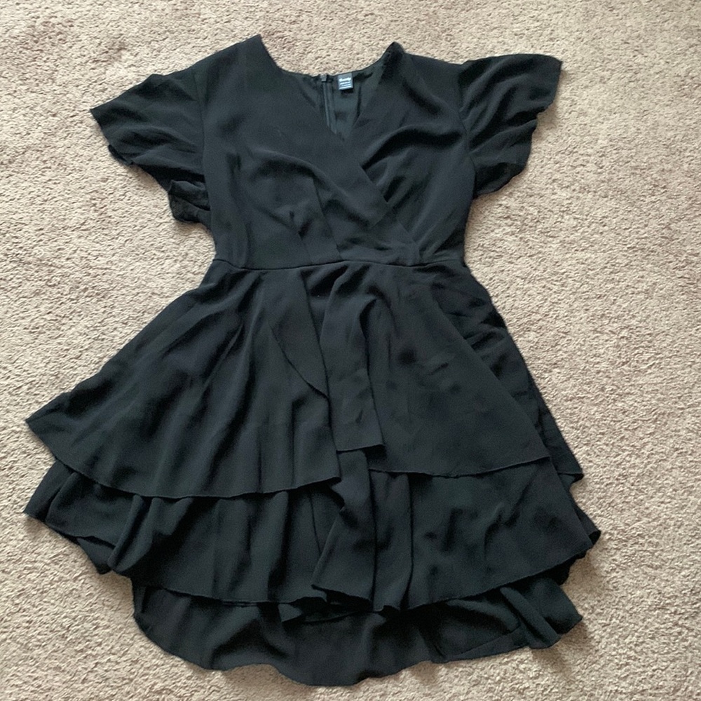 Black short sleeve Shein dress